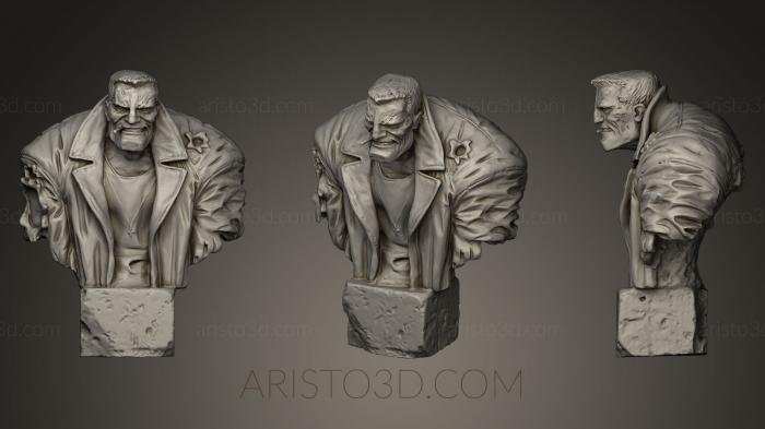 Busts of heroes and monsters (BUSTH_0399) 3D model for CNC machine